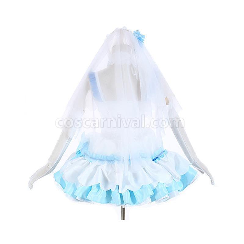 ReZero Starting Life in Another World Rem and Ram Wedding Dress Cosplay Costume coscarnival011118082