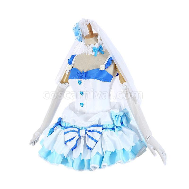 ReZero Starting Life in Another World Rem and Ram Wedding Dress Cosplay Costume coscarnival011118089