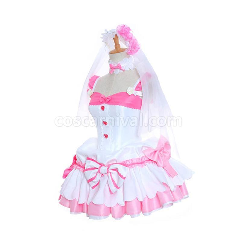 ReZero Starting Life in Another World Rem and Ram Wedding Dress Cosplay Costume coscarnival011118108