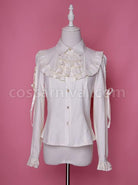 Retro Chiffon Gothic Lolita Long Sleeve Shirt coscarnival