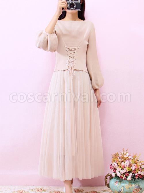 Retro-Elegant-Knitted-Sweater-And-Gauze-Sling-Dress-Set-coscarnival-200