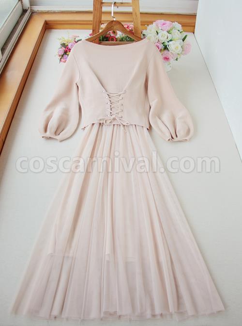 Retro-Elegant-Knitted-Sweater-And-Gauze-Sling-Dress-Set-coscarnival-222