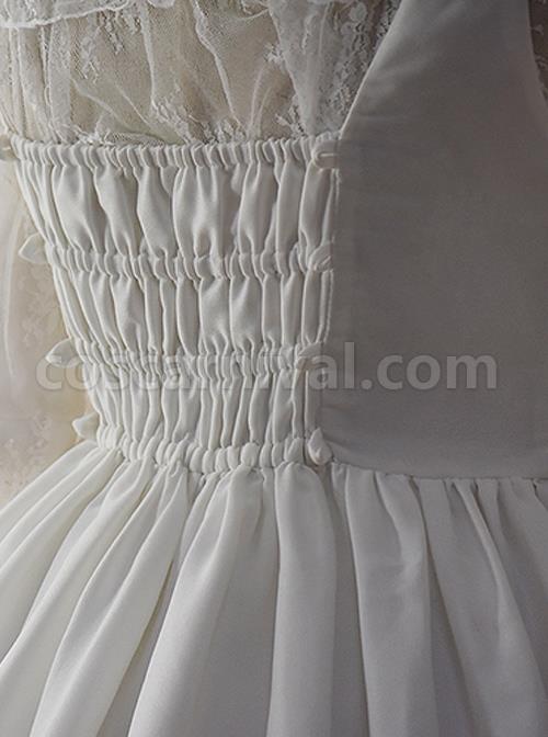 Retro Gothic Human-bone Lolita Sleeveless Dress coscarnival