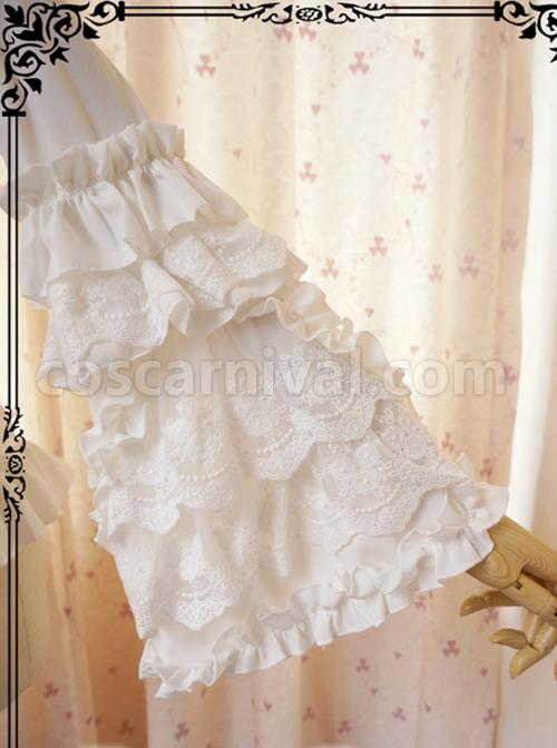 Retro Long Trumpet Sleeve Classic Lolita Shirt coscarnival