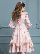 Retro-Pink-Ruffles-Elegant-Classic-Lolita-Long-Sleeve-Dress-coscarnival-4978