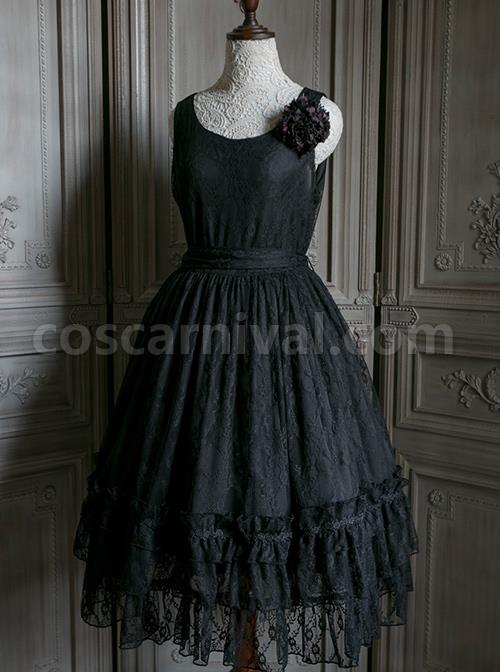 Retro-Round-neck-Lace-Sleeveless-Classic-Lolita-Dress-coscarnival-1545