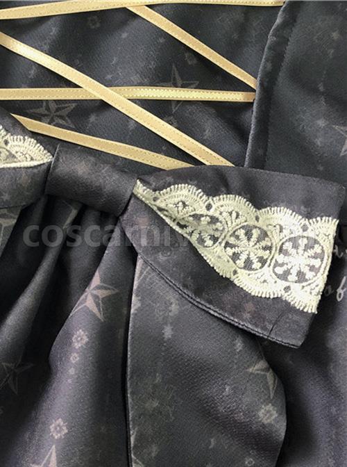 Retro-Ruffle-Collar-Classic-Lolita-Puff-Long-Sleeve-Dress-coscarnival-4130