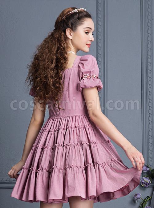 Retro-Short-Sleeves-High-Waist-Classic-Lolita-Dress-coscarnival-4960