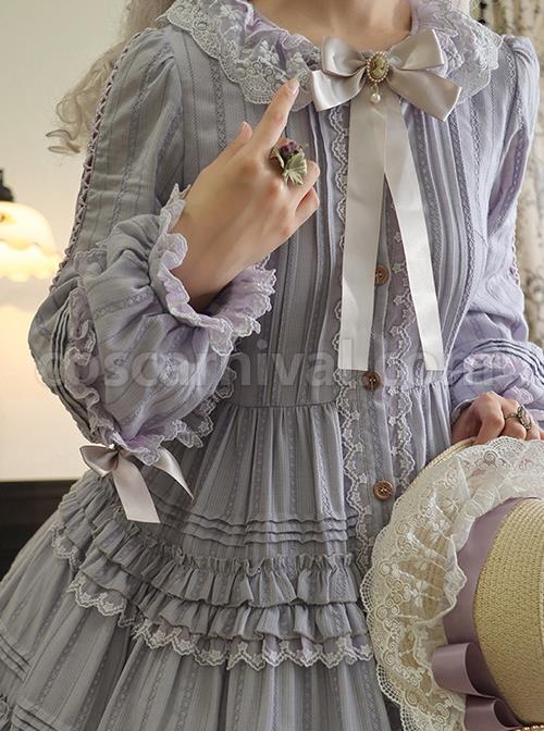 Retro-Style-Lavender-Purple-Layered-Pleated-Hem-Design-Elegant-Bow-Knots-Decoration-Long-Sleeves-Classic-Lolita-Dress-coscarnival-2277