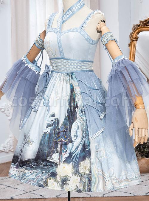 Romantic-Dream-In-Garden-Series-JSK-II-Classic-Lolita-Retro-Chinese-Style-Printing-Dress-coscarnival-210