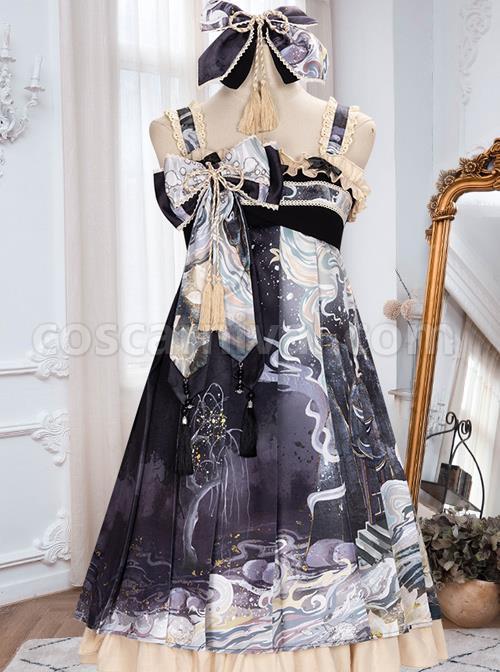 Romantic-Dream-In-Garden-Series-Retro-Chinese-Style-Printing-Classic-Lolita-Dress-coscarnival-4474