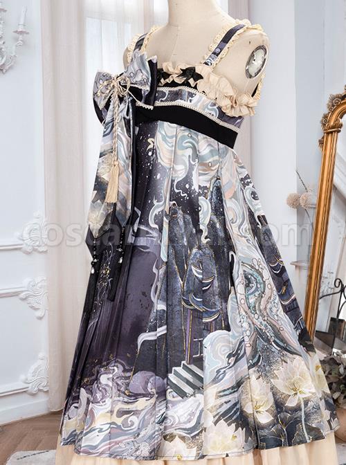 Romantic-Dream-In-Garden-Series-Retro-Chinese-Style-Printing-Classic-Lolita-Dress-coscarnival-4486