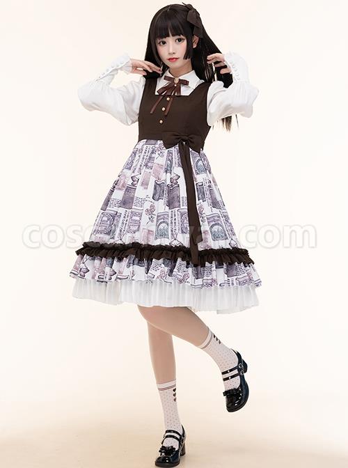 Romanticism-Series-Elegant-Vintage-Print-Ruffle-Classic-Lolita-Sleeveless-Dress-coscarnival-2265