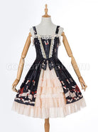 Rose-Letter-Paper-Series-Classic-Lolita-Sling-Dress-coscarnival-4446