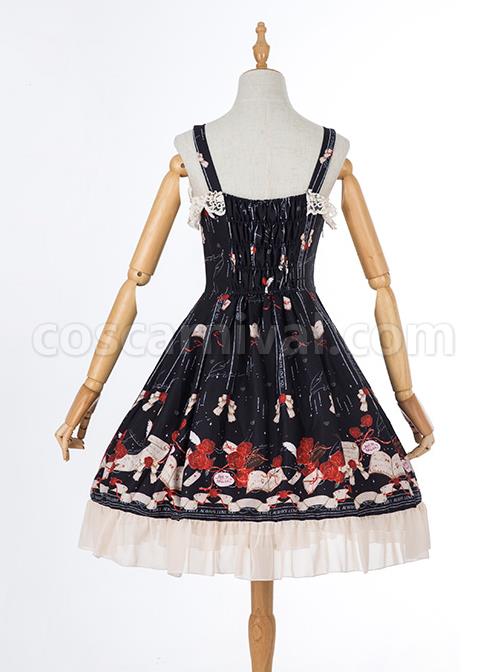 Rose-Letter-Paper-Series-Classic-Lolita-Sling-Dress-coscarnival-4461
