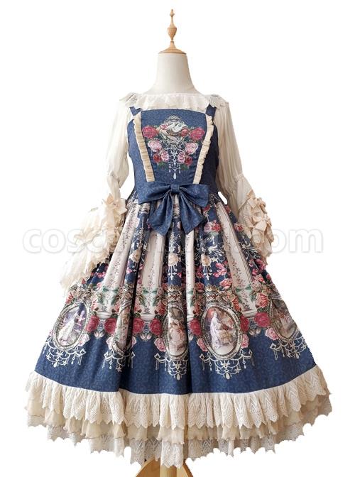 Royal-Murals-Series-Classic-Lolita-Sling-Dress-coscarnival-3581