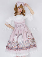 Royal-Rabbit-Tea-Party-Chiffon-Little-High-Waist-Classic-Lolita-Sling-Dress-coscarnival-4029