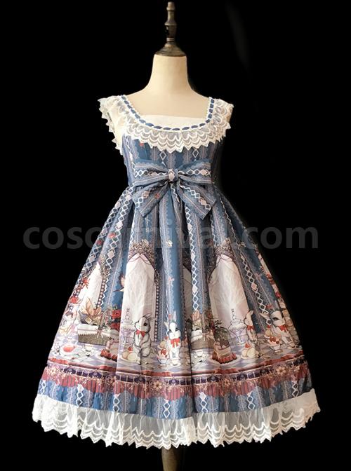 Royal-Rabbit-Tea-Party-Chiffon-Little-High-Waist-Classic-Lolita-Sling-Dress-coscarnival-4058