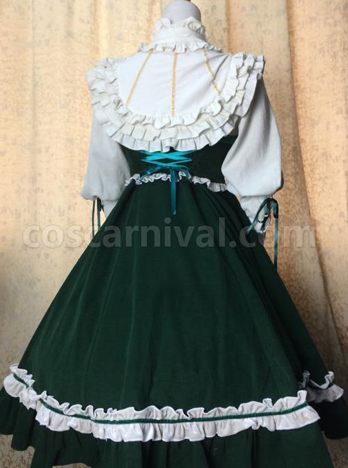Ruffles Leg-of-mutton Sleeves Classic Lolita Elegance Shirt coscarnival