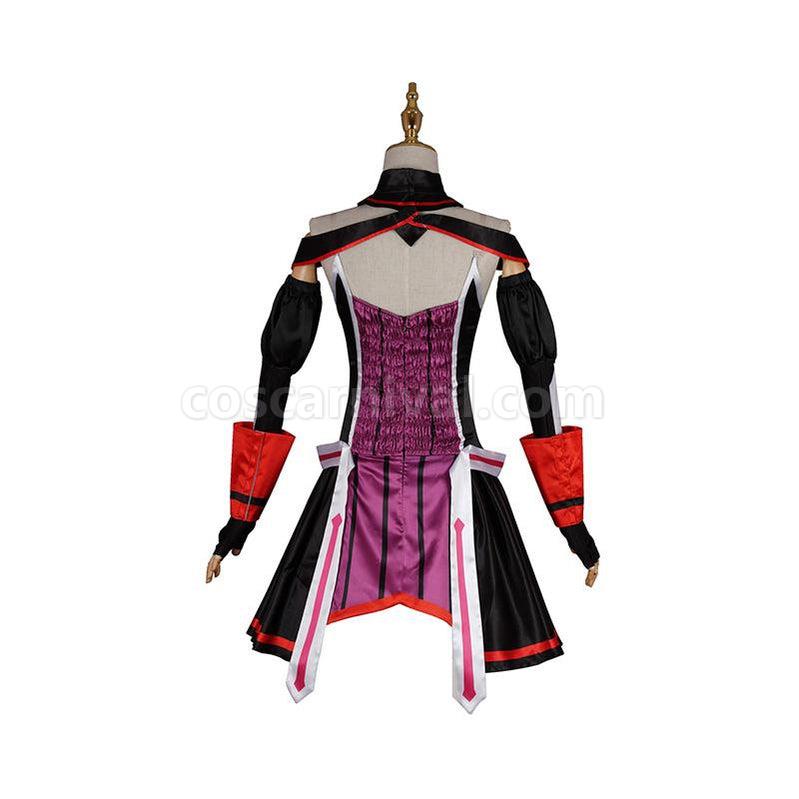 SAO Sword Art Online Ordinal Scale Yuna Cosplay Costume coscarnival011117674