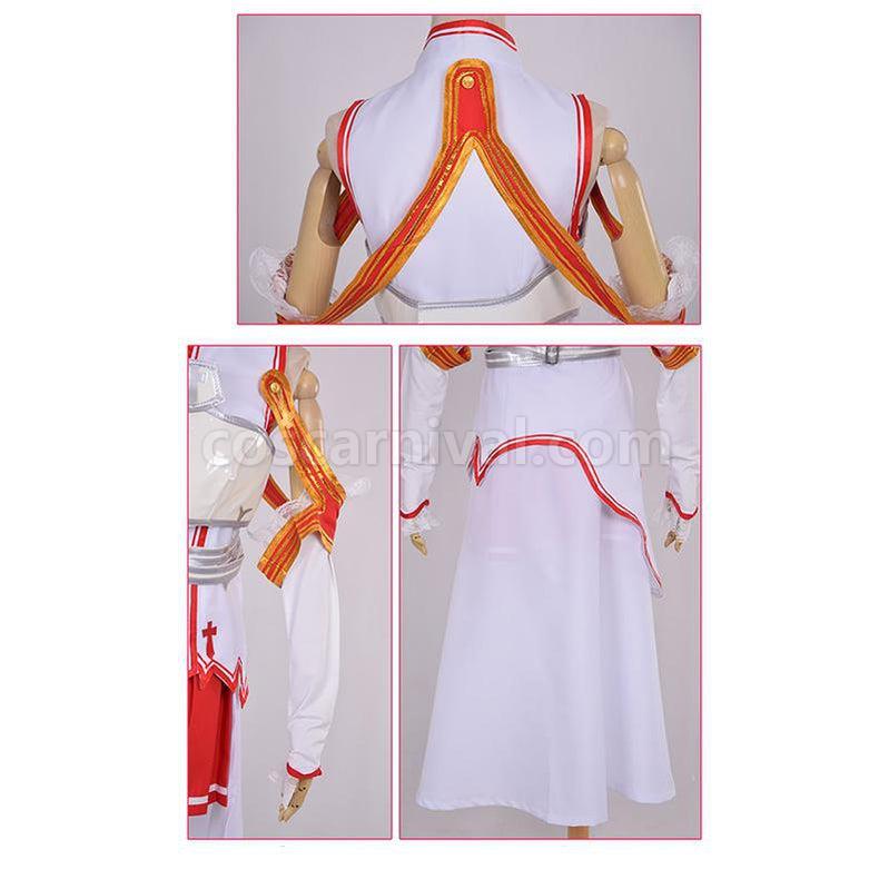 SAO Sword Art Online Yuuki Asuna Cosplay Costume coscarnival011117751