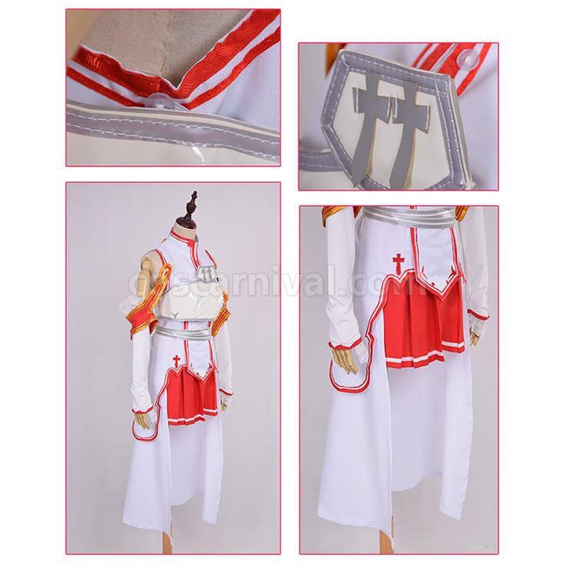 SAO Sword Art Online Yuuki Asuna Cosplay Costume coscarnival011117766