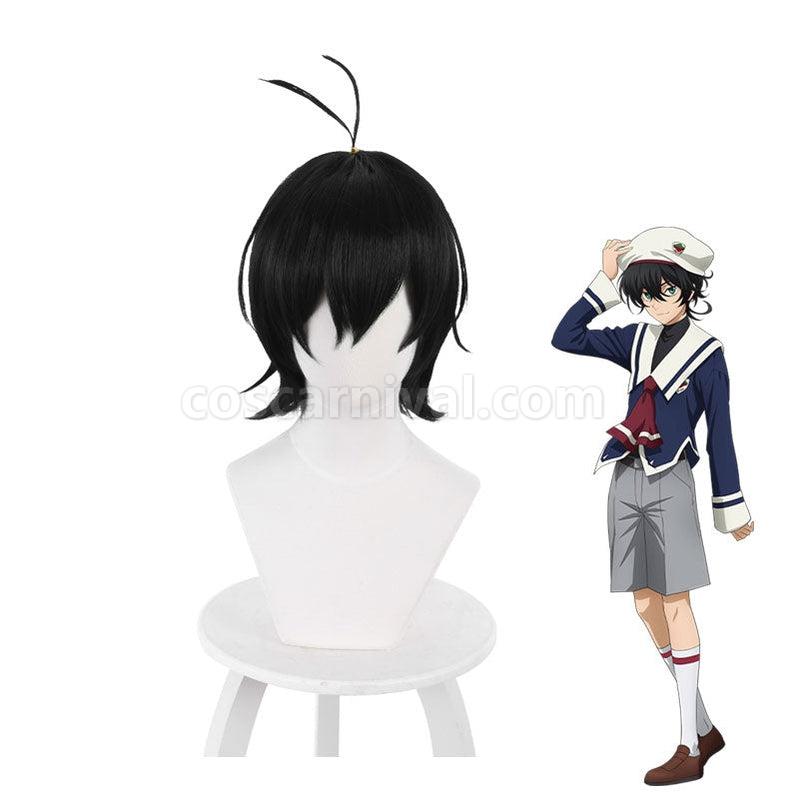 SK8 the Infinity Miya Chinen Black Cosplay Wigs coscarnival011112177