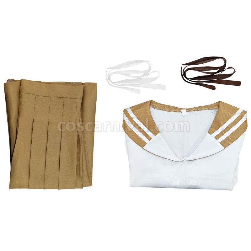 Sailor Moon Makoto Kino Sailor Jupiter Crystal JK Uniform Cosplay Costumes coscarnival01117490