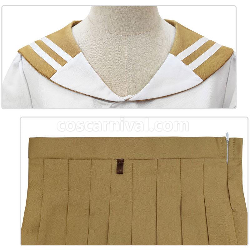 Sailor Moon Makoto Kino Sailor Jupiter Crystal JK Uniform Cosplay Costumes coscarnival01117503