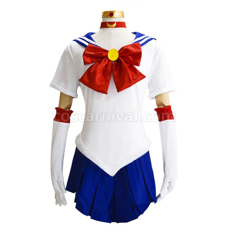 Sailor Moon Tsukino Usagi JK Uniform Cosplay Costumes coscarnival01117345