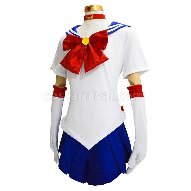 Sailor Moon Tsukino Usagi JK Uniform Cosplay Costumes coscarnival01117352