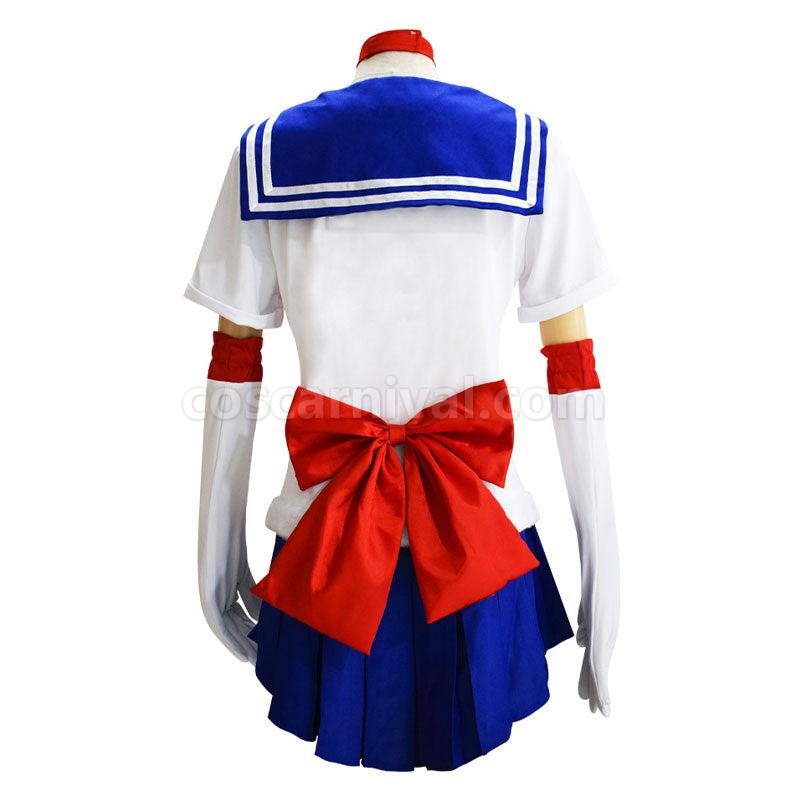 Sailor Moon Tsukino Usagi JK Uniform Cosplay Costumes coscarnival01117360