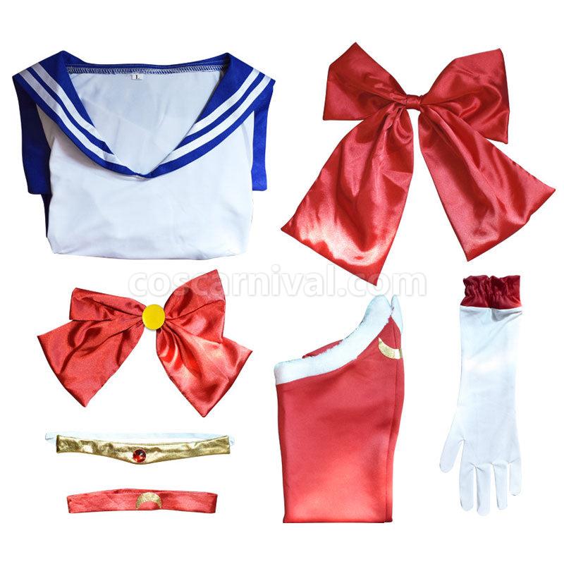 Sailor Moon Tsukino Usagi JK Uniform Cosplay Costumes coscarnival01117369