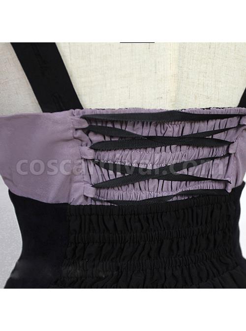 Seraph Night Series Elegant Gothic Lolita Sling Dress coscarnival