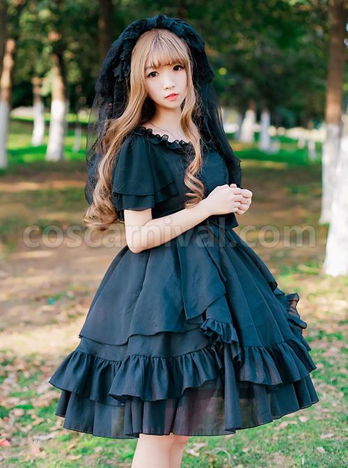 Short-Sleeve-Ruffles-Elegant-High-Waist-Classic-Lolita-Dress-coscarnival-135