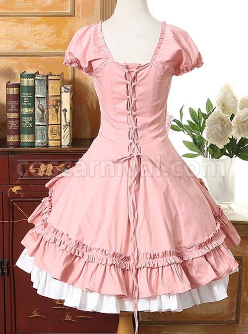 Short-Sleeves-Ruffle-Bowknot-Classic-Lolita-Dress-coscarnival-1177