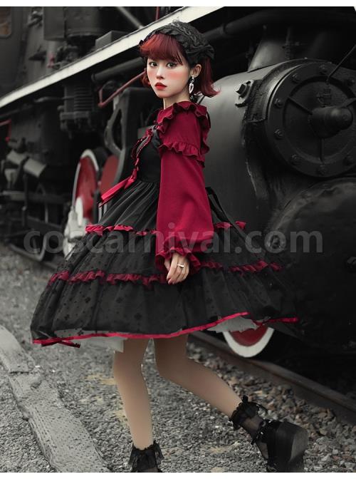 Silent-Portrait-Series-Red-Bowknot-Three-stage-Hem-Black-Sweet-Lolita-Ruffle-Sling-Dress-coscarnival-2342.jpg