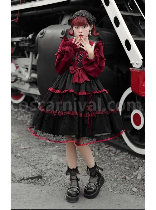 Silent-Portrait-Series-Red-Bowknot-Three-stage-Hem-Black-Sweet-Lolita-Ruffle-Sling-Dress-coscarnival-2358.jpg