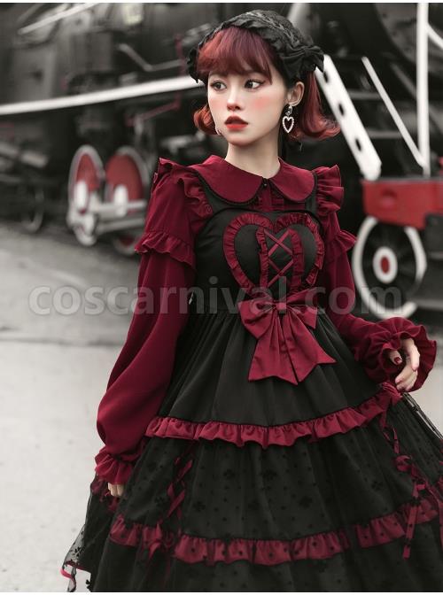 Silent-Portrait-Series-Red-Bowknot-Three-stage-Hem-Black-Sweet-Lolita-Ruffle-Sling-Dress-coscarnival-2365.jpg