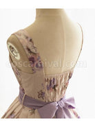 Simple-White-Floral-Pattern-Pearl-Belt-Open-Back-Large-Bow-Sleeveless-Sling-Classic-Lolita-Dress-coscarnival-2246