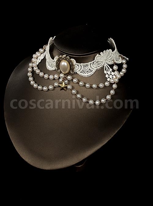 Snow-White-Series-OP-White-Cute-Bow-Decoration-Cross-Tie-Rope-Mesh-Crinkle-Lace-Embellished-Rose-Flower-Lolita-Dress-coscarnival-1537