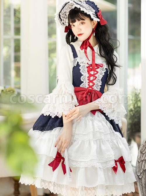 Snow-White-Slight-Flower-Marriage-JSK-Gorgeous-Court-Classic-Lolita-Sling-Dress-coscarnival-2190