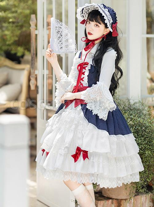 Snow-White-Slight-Flower-Marriage-JSK-Gorgeous-Court-Classic-Lolita-Sling-Dress-coscarnival-2205