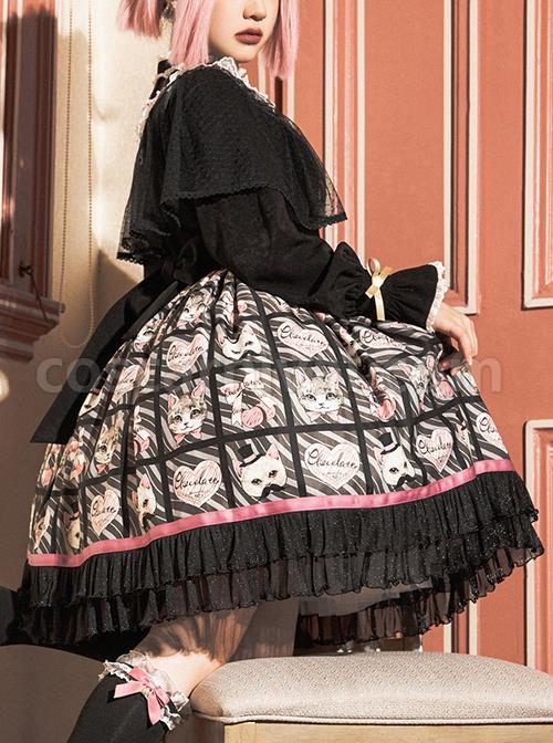 Solid-Color-Stand-Collar-Translucent-Hollow-Out-Detachable-Cloak-Cat-Print-Classic-Lolita-Long-Sleeve-Dress-coscarnival-2197