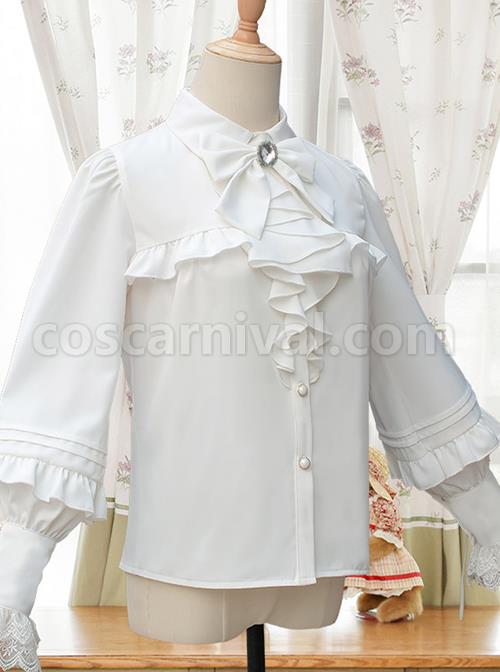 Sonata Series Elegant Classic Lolita Long Sleeve Shirt coscarnival
