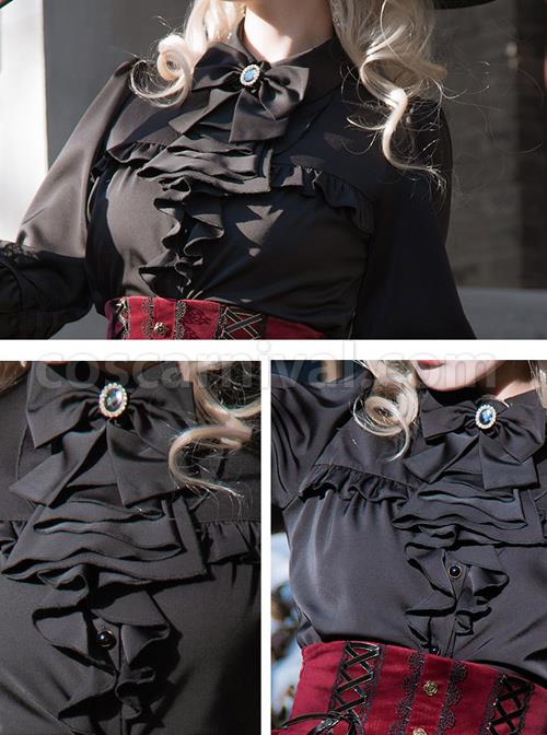 Sonata Series Elegant Classic Lolita Long Sleeve Shirt coscarnival