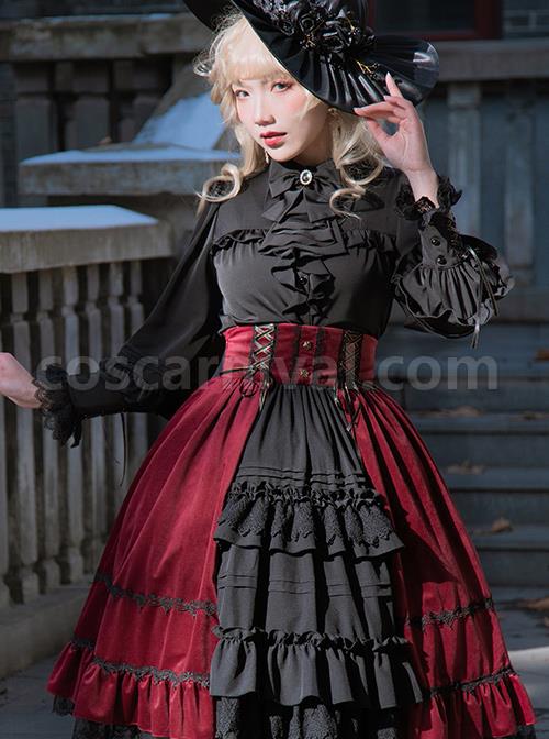 Sonata Series Elegant Classic Lolita Long Sleeve Shirt coscarnival