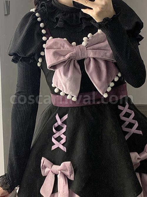 Souffle Series Lace Ruffled Small High Neck Puff Sleeves Stitching Straight Sleeves High Elastic All-Match Sweet Lolita Top coscarnival