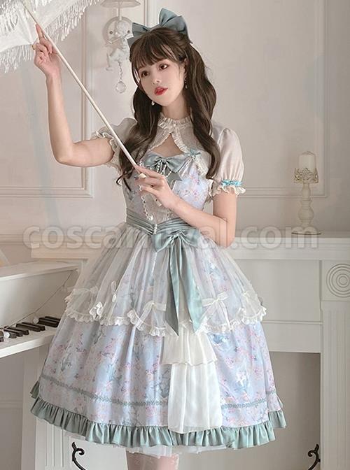 Spring-Summer-Elegant-Lily-Of-The-Valley-Print-Fresh-Lace-Bowknot-Decoration-Classic-Lolita-Sleeveless-Dress-Set-coscarnival-2127