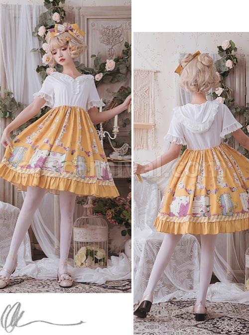 Springtime-Hand-Stick-Series-OP-Printing-Classic-Lolita-Short-Sleeve-Dress-coscarnival-4962